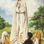 Madonna di Fatima e i tre pastorelli